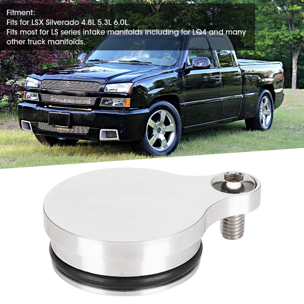 Egr Delete Tube Plug Intake Block Off Plate 005 For Lsx Silverado 4.8L 5.3L 6.0L 4901392564087