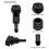 40 Pack Front Windshield Washer Nozzles Wiper Spray Kit Replacement for   Ram 5116079AA,4805742AB,5303833AA 3