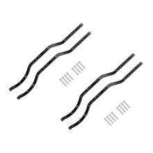 4Pcs/Set Steel Chassis Frame Rails for AXIAL SCX10 90027 SCX10 II 90046 90047 RC Car Crawler Truck Vehicle Model