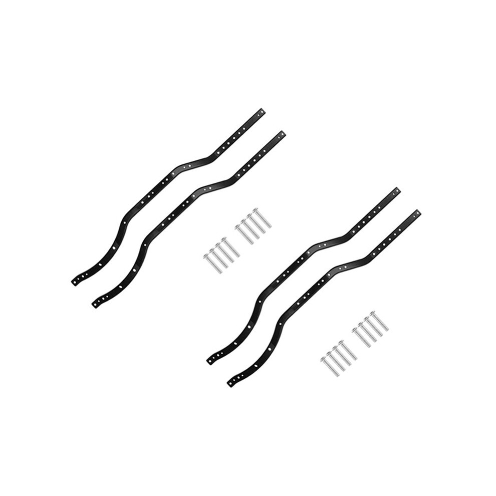 4Pcs/Set Steel Chassis Frame Rails For Axial Scx10 90027 Scx10 Ii 90046 90047 Rc Car Crawler Truck Vehicle Model 6031563835062