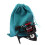 (Blue, Small (15X20cm)) Sac de Pêche Durable en Flocage Multifonction 3