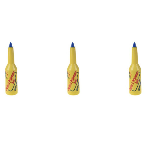 3X Flair Bartender Bartending Practice Bar Pub Bottle Wine Cocktail Shaker - Yellow