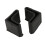Rubber L Shaped Angle Iron Foot Pads Covers 50 Pcs Black 5