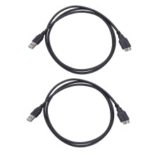 2X USB 3.0 Power Data Sync Charger Cable for External Hard Drive Disk