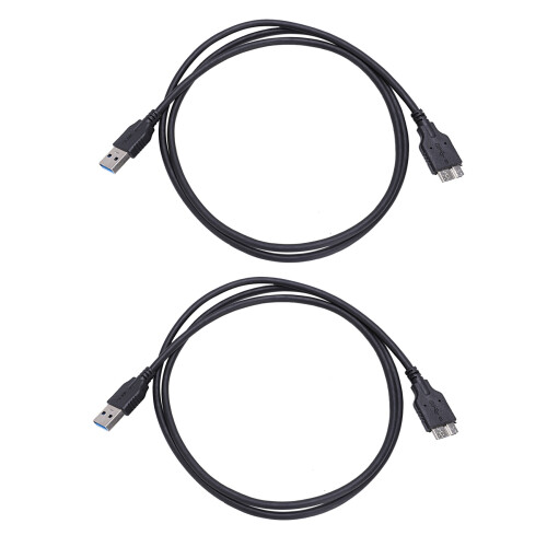 2X USB 3.0 Power Data Sync Charger Cable for  External Hard Drive Disk