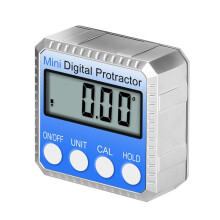 Zinc Alloy 4x90 Degrees Digital Protractor Angle Finder LCD Inclinometer High Accuracy Level Tool Slope Meter