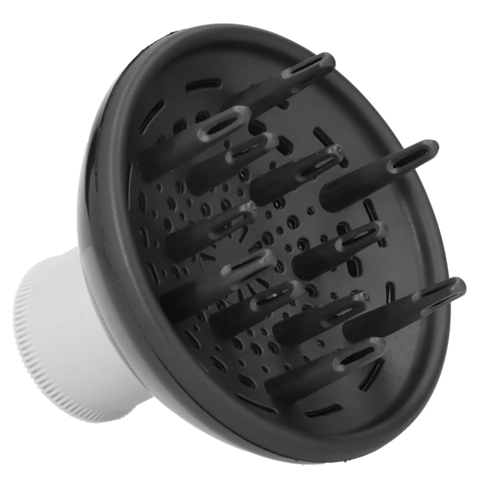 Black Professional Hair Dryer Diffuser 14.5X15.5cm Abs Wind Cover