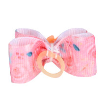 25Pcs Dog Bows with Rubber Bands Cute Loverly Bowknot Pet Headwear for Grooming