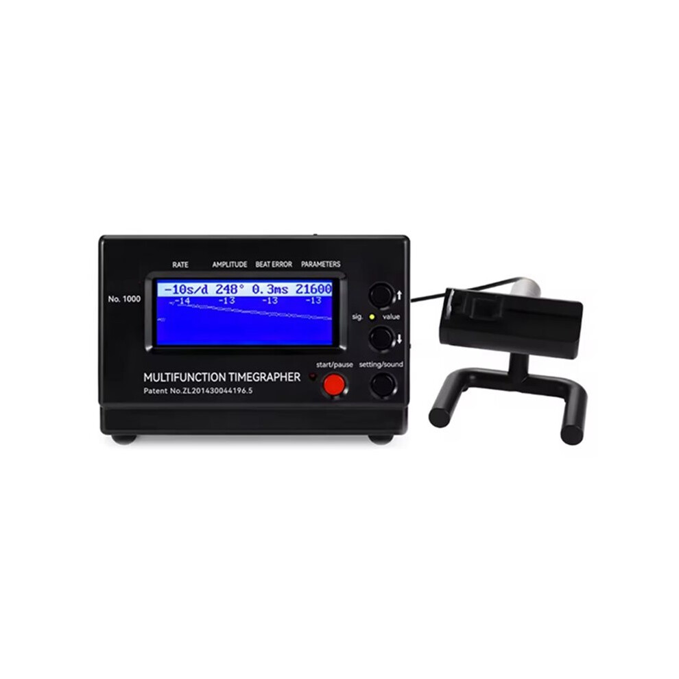 No.1000 Timing Timegrapher Mechanical Watch Tester Professional Watch Calibrator Repairing Tools Eu Plug 4712339014936