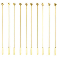 10 Stück Rührstäbchen für Kaffeegetränke, Cocktailstäbchen, 18,8 cm (7,4 Zoll) Lange Rührstäbchen