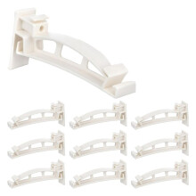 10-Pack 5" Hängrännor, K-Stil, Dolda Hängrännfästen för Reparation Av Hängande Rännor, Traditionella
