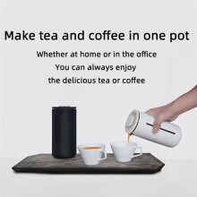 Pressa per Caffè Francese da 15 Once, Pressa per Caffè In Vetro Resistente al Calore, Rete In Acciaio Inossidabile Ad Alta Densità, Resistente al