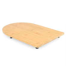 Bamboe Schuifplank voor TM7 met 360 Wielen, Hoogwaardige Rolplankaccessoires met Antislip Rubberen Voetjes