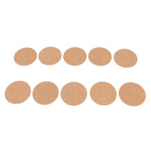 Set of 200 Cork Bar Drink Coasters - Absorbent and Reusable - 90mm, 5mm Thick