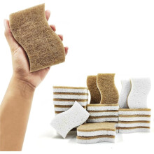 24-Pack Afwasspons, Biologisch Afbreekbare Natuurlijke Keukenspons - Composteerbare Cellulose- en Kokosspons