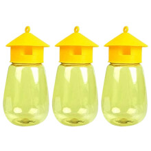 Hängande Plastflugfälla för Myggor, Getingar, Utomhusträdgård, Insektsbekämpning, Behållare för 3 St