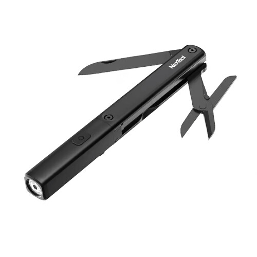 Multifunctional Pen Tool 3-in-1 Flashlight Knife Scissors Waterproof 76g 1