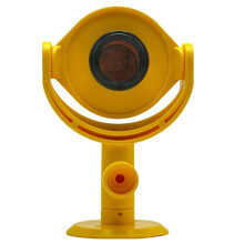 Prisma MP105A de 25,4 mm, Amarillo, Constante +17 mm, con Soportes Inclinables para Estación Total , Topografía de Alta Precisión.