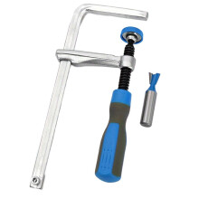 Dovetail Clamp with Soft-Grip Handle + Dovetail Router Bit ,for Track Saw Guide Rail DIY Desktop
