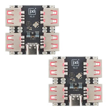 USBHUB USB2.0 4-Port C USB 2.0 to 4 Channel Way Splitter USB-HUB Type-C Extender Board 40MB/S