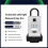 Security Hook Lock Boxes for House Key, Waterproof Outdoor Key Hider for House Key Storage, Resettable Code Key Box 8