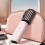 (Pink) Ceramic Cordless Curling Comb, 2500mAh, 4 Heat Settings 1