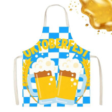 Oktoberfest Aprons for Couples FunnyKitchen Aprons for Cooking Party Breathable Beer Festival Party for Couples Chef A