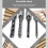 4pc HSS Square Hole Drill Set,Woodworking Mortising Chisel Bit,Auger Drill Tools for DIY Drill Tool Making,Drill Tool 4