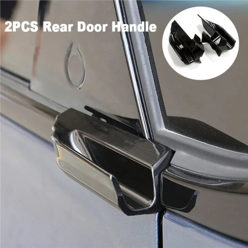 2PCS Rear Door Handle for  Mustang Mach-E 2021-2024 Protective Cover Sticker Original Modification Accessories 2