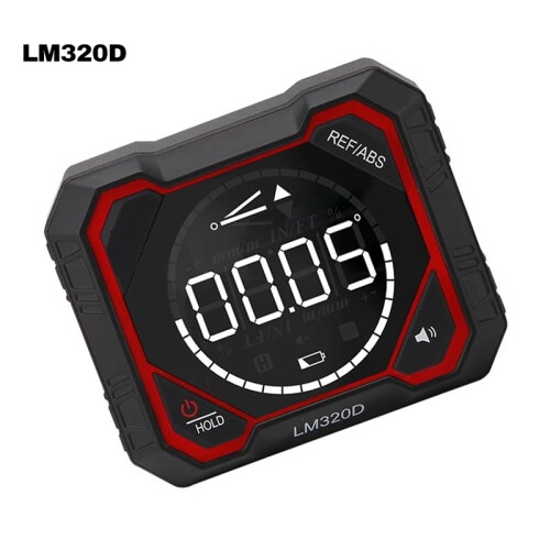 Laser Inclinometer Digital Angle Meter with Absolute Relative Angle Measurement Magnetic Inclinometer LM320D 1