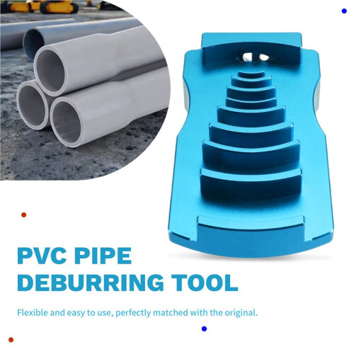 PVC Pipe Deburring Tool Adjustable Chamfers PVC Chamfer Tool PVC Pipe Reamer for SCH40 PVC CPVC Pipes 1