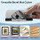 Bevel Mat Cutter Retractable Blade, Portable 45 Push-Style Handheld Mat Board Cutter, Adjustable Blade Depth 5