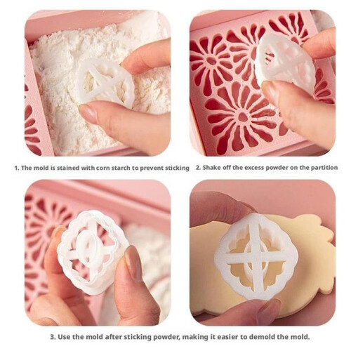 Cornstarch Container for Polymer Clay,Polymer Clay Tools Kit,Leak-Proof Snap-Lock Powder Container 2