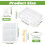 Embroidery Floss Organizer Storage Box Tools, 1 Bobbin Winde-R, 1 Removable 24 Compartments for  DIY Embroidery 9