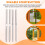 Swage Lag Screws for Cable Railing-1/8" Cable Railing Hardware Kit, Left and Right Handed Thread for Post Railing System 2