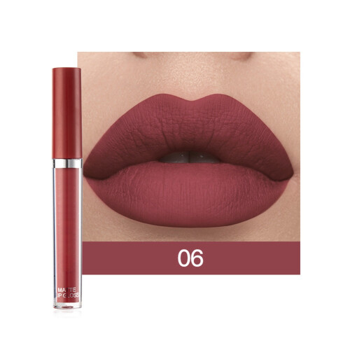 6pcs Matte Lipstick Set A 2.5ml Longlasting Waterproof Lip Gloss 2