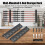 Fishing Rod Wall Rack - Durable Aluminum Alloy 3