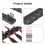 Fishing Rod Wall Rack - Durable Aluminum Alloy 5