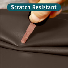 2X Non-Slip Faux Leather Headrest Protector for Recliner Chair,Headrest Cover Coffee Color