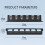 Fishing Rod Wall Rack - Durable Aluminum Alloy 18