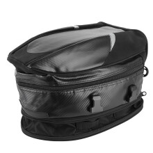 Waterproof Motorcycle Tail Saddle Bag 18.5L Luggage Storage 36x24cm