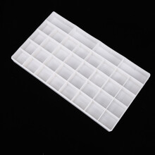 Plastic Painting Box 36-Grids Watercolor Palette 28cm x 15.5cm
