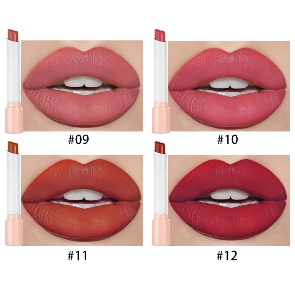 4Pcs Matte Lipstick Set Waterproof Longlasting Lip Makeup 0.8g