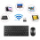 KM901 Wireless Mini Keyboard & Mouse Combo, 78 Keys, Black 5