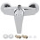 Single Handle Copper Shower Valve G1/2 Thread, Wall-In, Electroplated 2