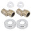Single Handle Copper Shower Valve G1/2 Thread, Wall-In, Electroplated 8