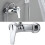 Single Handle Copper Shower Valve G1/2 Thread, Wall-In, Electroplated 10