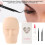 Eyelash Extensions Practice Set with Silicone Mannequin Head and Tools 1