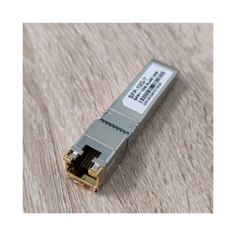 2X 10G Sfp + To Rj45 30M Self-Adaption 10G/5G/2.5G Optical Module Compatible For Mikrotik 4712778295279