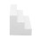 Miniature Dollhouse Steps - White 1:12 Scale DIY Toy Accessory for Mini Models 8